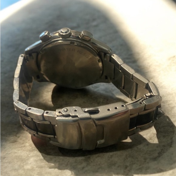 Mini Cooper by Torneau Stainless Steel Chronograph Watch with Red Accents - Picture 4 of 7